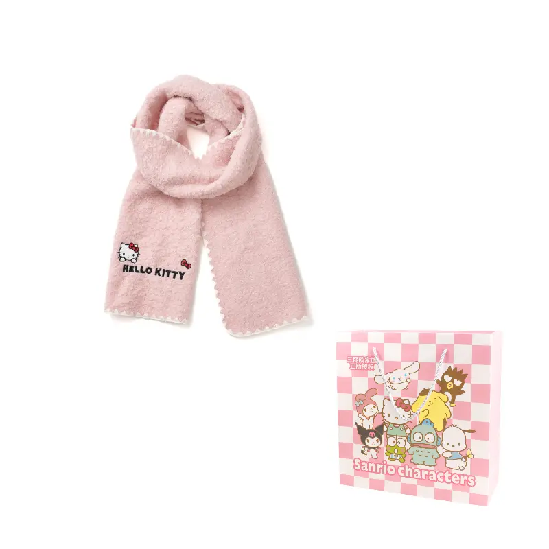 Шерстяной шарф Unisex Sanrio, розовый
Шерстяной шарф Unisex Sanrio, розовый