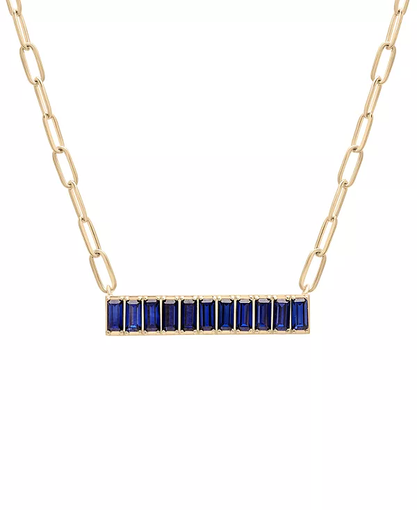 Ожерелье с подвеской-багетом цвета наноизумруда (1 карат) из вермеля, 17 дюймов (также в цветах нанобелого сапфира, нанорубина и синего сапфира), созданное для Macy's Audrey By Aurate, blue
Ожерелье с подвеской-багетом цвета наноизумруда (1 карат) из вермеля, 17 дюймов (также в цветах нанобелого сапфира, нанорубина и синего сапфира), созданное для Macy's Audrey By Aurate, blue