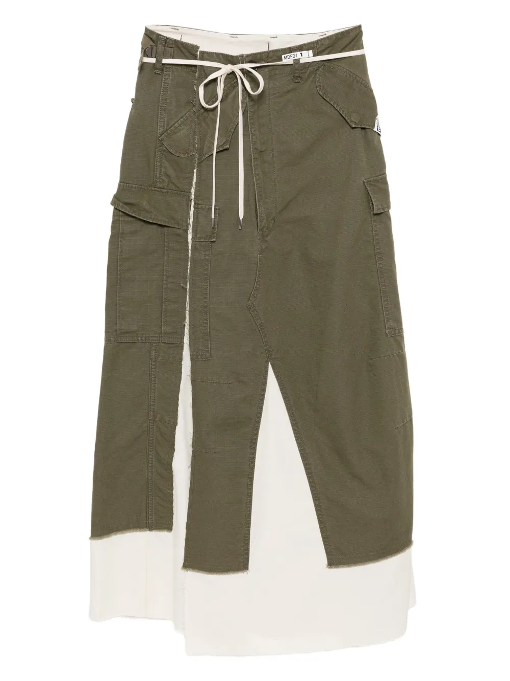 Юбка карго с эффектом потертости Maison Mihara Yasuhiro, зеленый
Юбка карго с эффектом потертости Maison Mihara Yasuhiro, зеленый