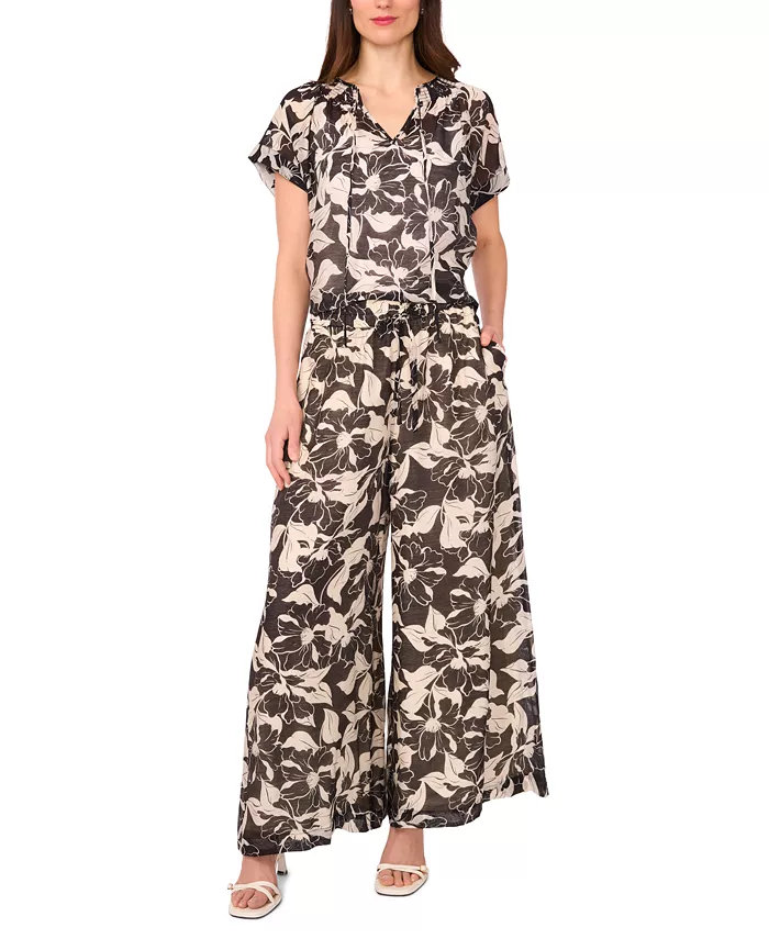 Женская крестьянская блузка с присборенным воротом Vince Camuto, мультиколор
Женская крестьянская блузка с присборенным воротом Vince Camuto, мультиколор