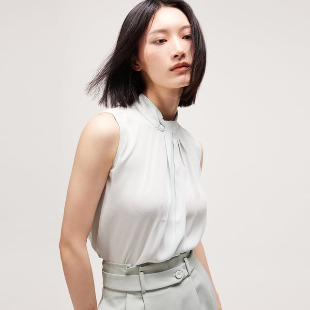 Драпированный топ без рукавов Smart And Joy, зеленый
Драпированный топ без рукавов Smart And Joy, зеленый