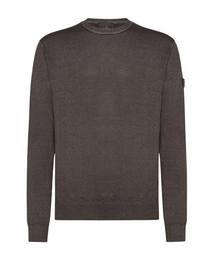 Узкий свитер из мериносовой шерсти, окрашенной кислотой. Peuterey, зеленый
Узкий свитер из мериносовой шерсти, окрашенной кислотой. Peuterey, зеленый