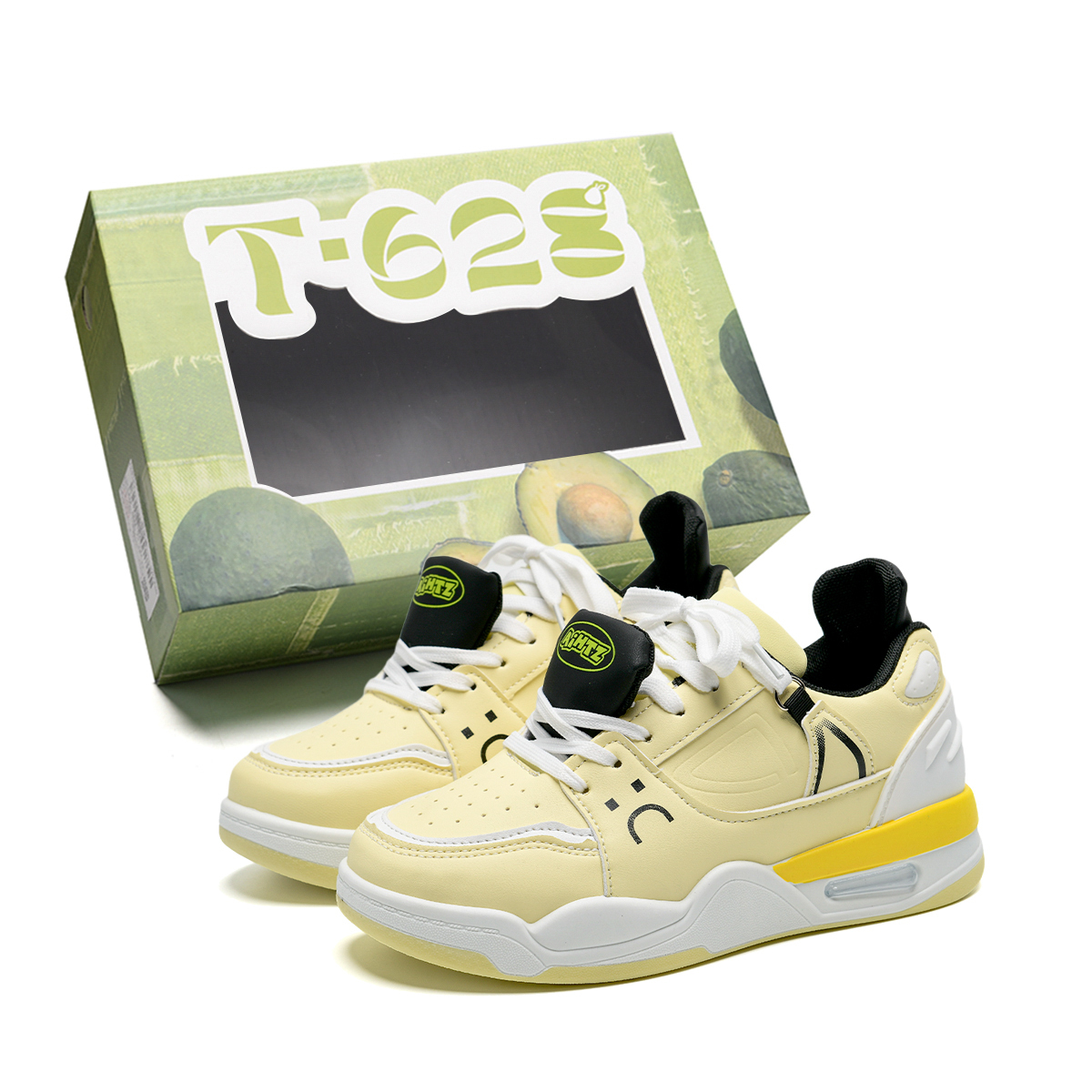 T628 Кроссовки для скейтбординга унисекс низкие розово-зелёные светло-жёлтые (высококачественные улучшенные), цвет Light Yellow (High-Quality-Upgraded)
T628 Кроссовки для скейтбординга унисекс низкие розово-зелёные светло-жёлтые (высококачественные улучшенные), цвет Light Yellow (High-Quality-Upgraded)