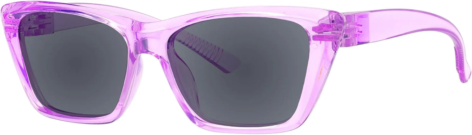 Женские поляризованные солнцезащитные очки Eyekepper «кошачий глаз» без металлических линз, блокирующие блики UV400, с пружинными шарнирами без винтов, Purple
Женские поляризованные солнцезащитные очки Eyekepper «кошачий глаз» без металлических линз, блокирующие блики UV400, с пружинными шарнирами без винтов, Purple