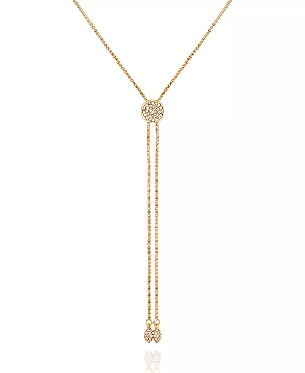 Золотистое колье-боло-слайдер с паве Vince Camuto, gold-tone
Золотистое колье-боло-слайдер с паве Vince Camuto, gold-tone