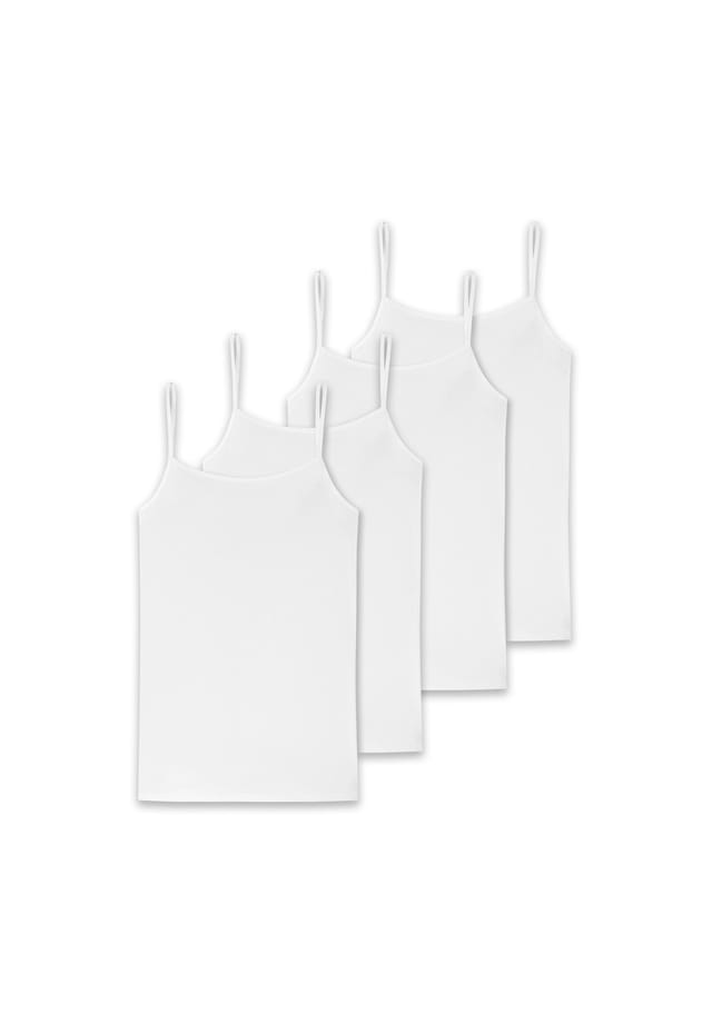 Спагетти топ упаковка из 4 шт - одинарный джерси серия 95/5 уни Schiesser, белый
Спагетти топ упаковка из 4 шт - одинарный джерси серия 95/5 уни Schiesser, белый