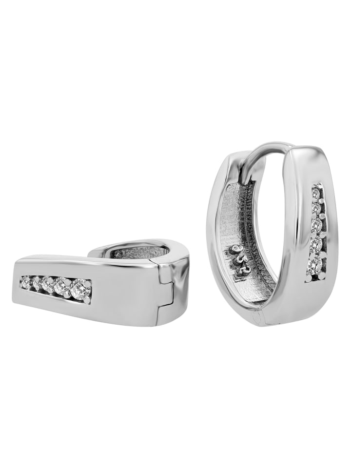 Adeliás Женские серьги - серьги-кольца на шарнирах из серебра 925 пробы с кубическим цирконием в серебре
Adeliás Женские серьги - серьги-кольца на шарнирах из серебра 925 пробы с кубическим цирконием в серебре