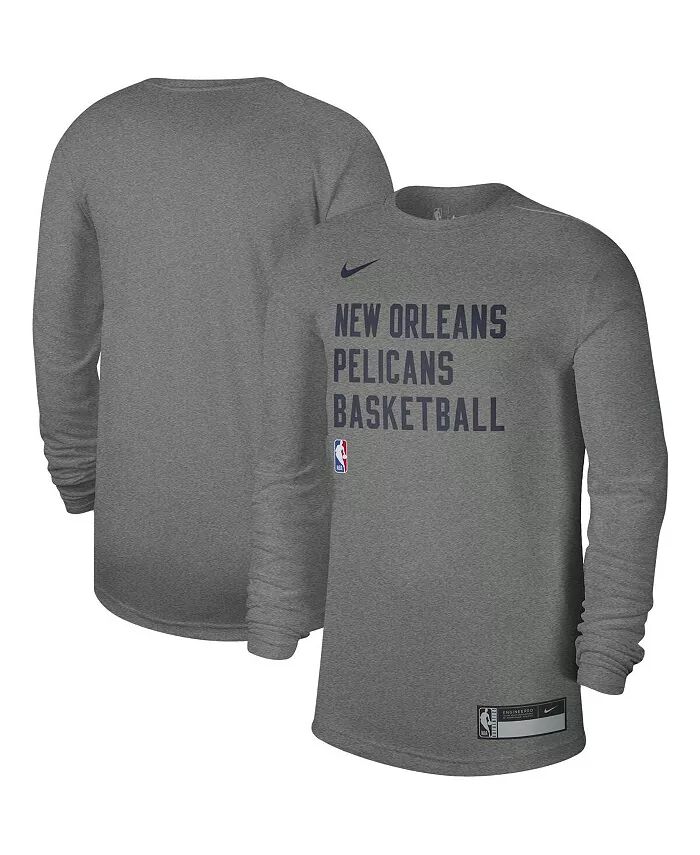 Футболка мужская и женская Heather Grey New Orleans Pelicans 2023/24 Legend On-Court Practice с длинным рукавом Nike
Футболка мужская и женская Heather Grey New Orleans Pelicans 2023/24 Legend On-Court Practice с длинным рукавом Nike