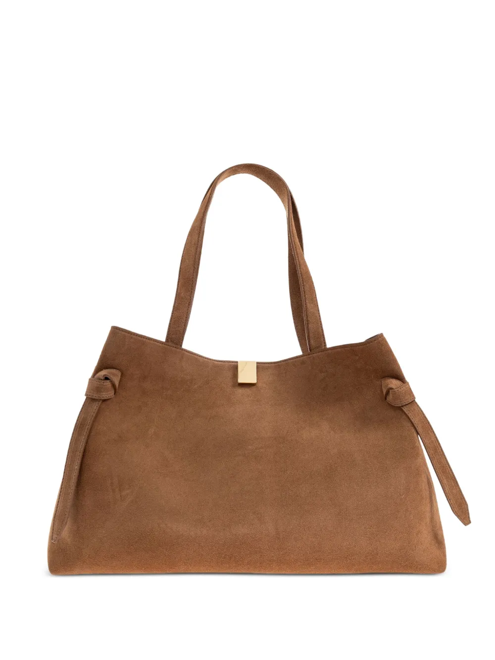 Сумка-тоут из замши с узлом Gyoza Yuzefi, коричневый
Сумка-тоут из замши с узлом Gyoza Yuzefi, коричневый