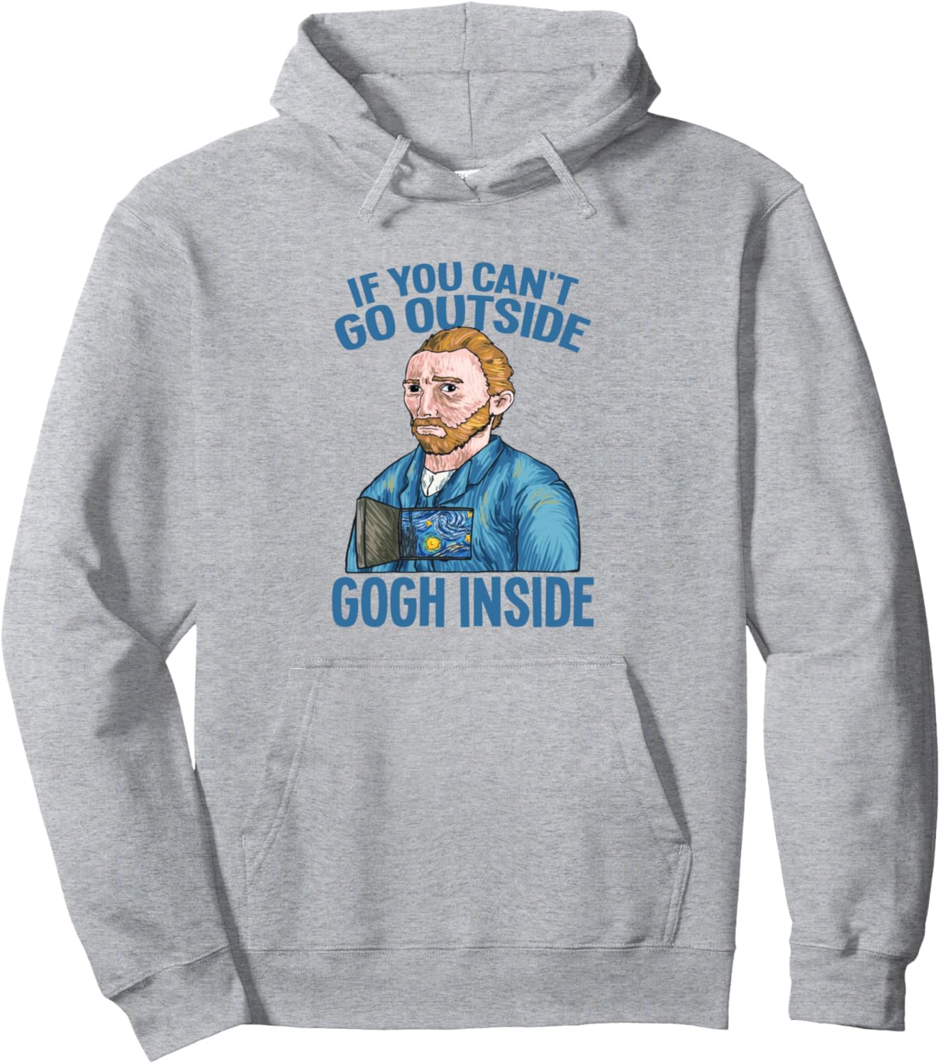 Толстовка с рисунком Ван Гога внутри для ценителей искусства Ван Гога Museum Van Gogh Design, серый
Толстовка с рисунком Ван Гога внутри для ценителей искусства Ван Гога Museum Van Gogh Design, серый