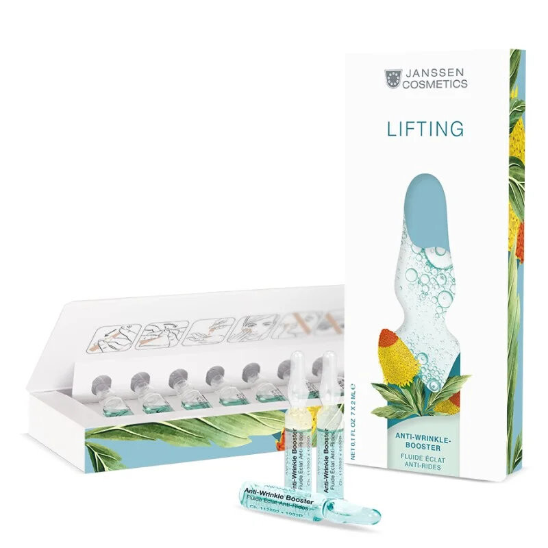 Janssen Cosmetics, Экспресс-лифтинг-ампулы против морщин Booster 3D, 7x2 мл
Janssen Cosmetics, Экспресс-лифтинг-ампулы против морщин Booster 3D, 7x2 мл
