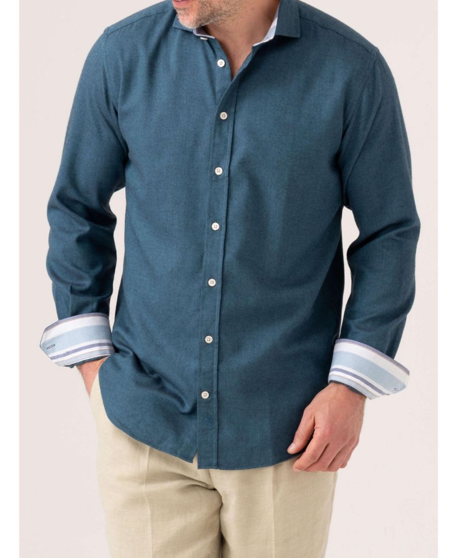 Мужская рубашка с длинным рукавом из хлопка и мериносовой шерсти Koy Clothing, Teal
Мужская рубашка с длинным рукавом из хлопка и мериносовой шерсти Koy Clothing, Teal