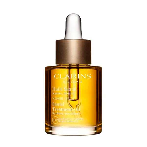 Питательное и успокаивающее масло для лица Huile Santal Clarins, 30 ml
Питательное и успокаивающее масло для лица Huile Santal Clarins, 30 ml