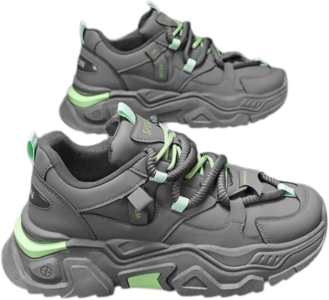 Модные массивные мужские кроссовки из синтетической кожи с увеличением роста для повседневной уличной носки, с подъемом на 5 см и прочной универсальной подошвой Ctkvbmeoi, серый
Модные массивные мужские кроссовки из синтетической кожи с увеличением роста для повседневной уличной носки, с подъемом на 5 см и прочной универсальной подошвой Ctkvbmeoi, серый