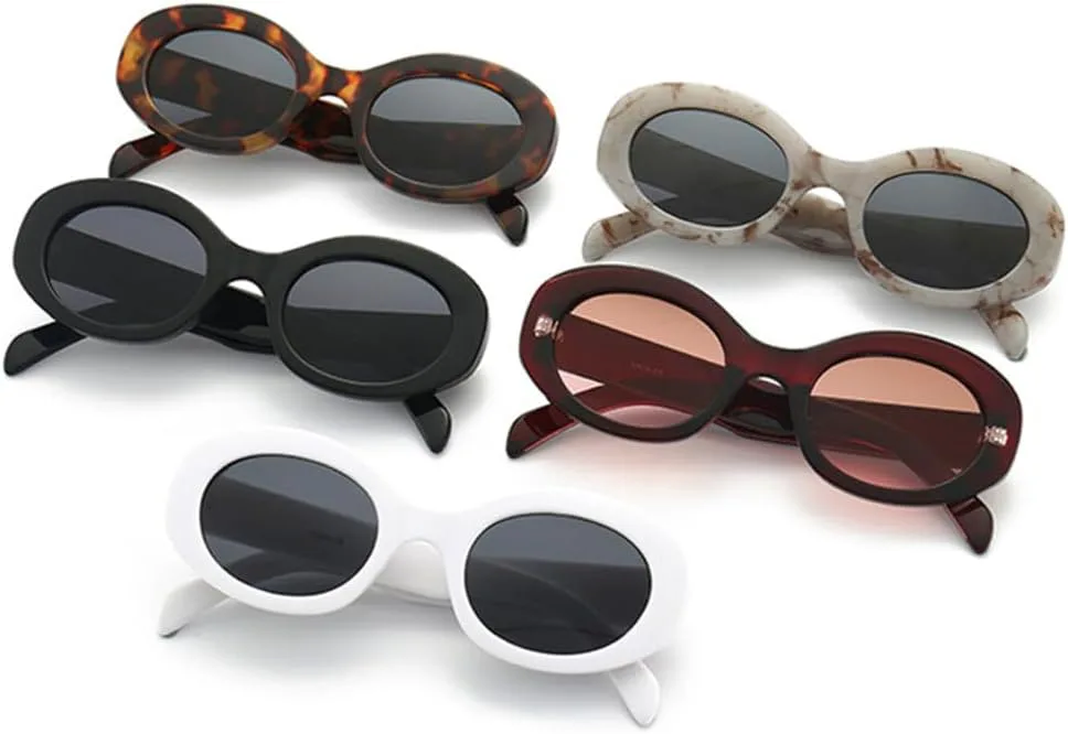 Женские солнцезащитные очки овальной формы с защитой от УФ-излучения UV400, мужские ретро-очки круглой формы с леопардовым принтом LANGSER, Brown Tea Pink
Женские солнцезащитные очки овальной формы с защитой от УФ-излучения UV400, мужские ретро-очки круглой формы с леопардовым принтом LANGSER, Brown Tea Pink