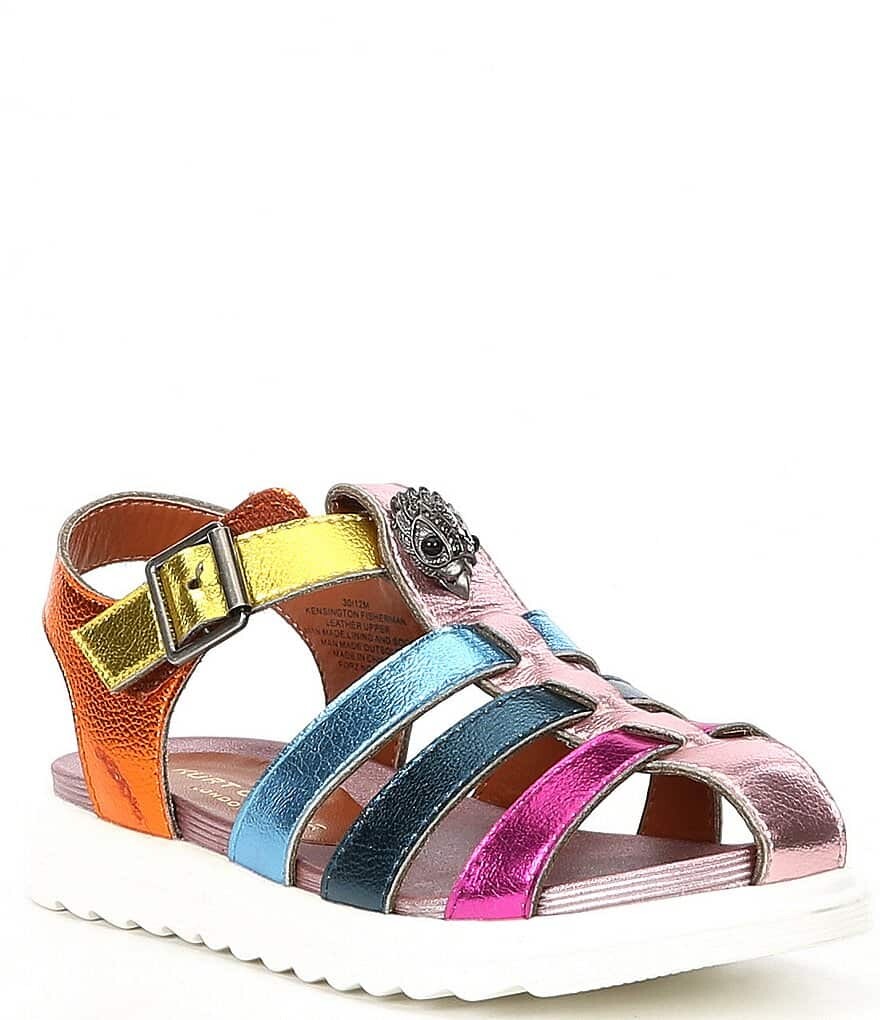 Кожаные сандалии Fisherman Kurt Geiger London Kensington для девочек (молодежная), мультиколор
Кожаные сандалии Fisherman Kurt Geiger London Kensington для девочек (молодежная), мультиколор