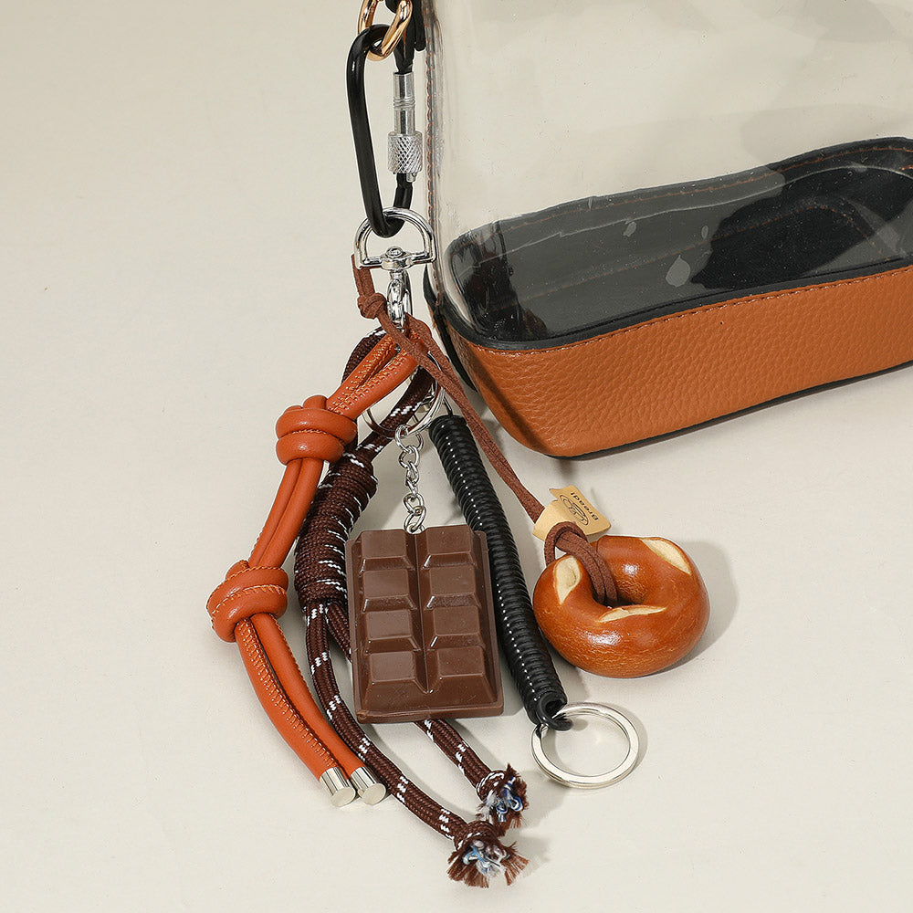 Секретная коробочка Шоколадный крендель Хлеб Искусственная кожа Узел Смешанный шарм Сумка Аксессуар FASHNZFAB
Секретная коробочка Шоколадный крендель Хлеб Искусственная кожа Узел Смешанный шарм Сумка Аксессуар FASHNZFAB