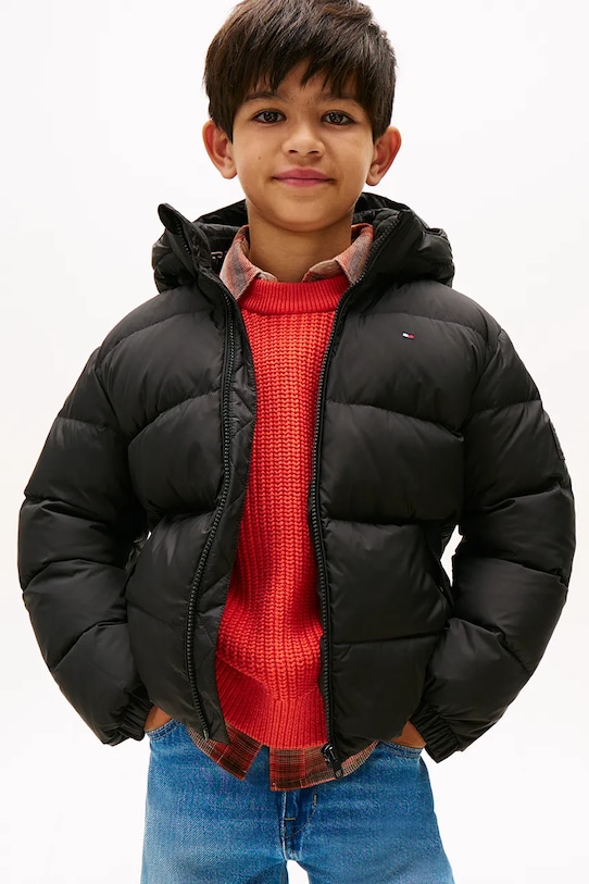 Детский пуховик Tommy Hilfiger, черный
Детский пуховик Tommy Hilfiger, черный
