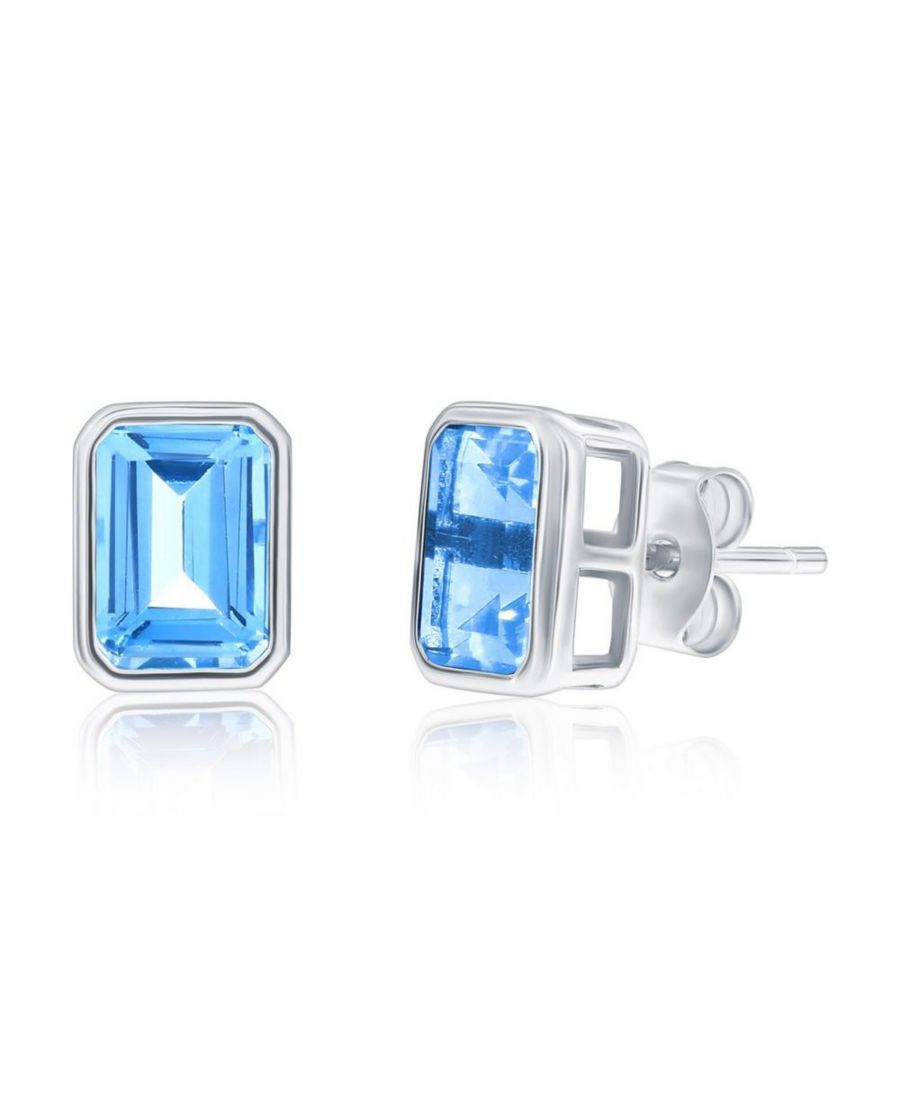 Серьги-гвоздики из стерлингового серебра, прямоугольные, с фианитами, с камнем-талисманом по знаку зодиака Simona, Aquamarine
Серьги-гвоздики из стерлингового серебра, прямоугольные, с фианитами, с камнем-талисманом по знаку зодиака Simona, Aquamarine