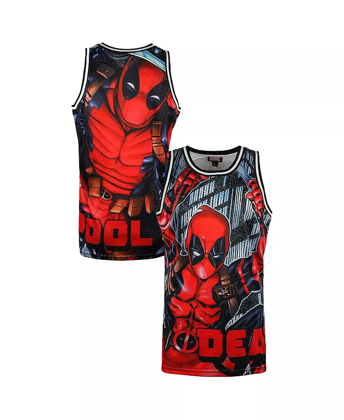 Мужская черная футболка-джерси с крупным принтом Deadpool Comic из сетчатой ткани Lids
Мужская черная футболка-джерси с крупным принтом Deadpool Comic из сетчатой ткани Lids