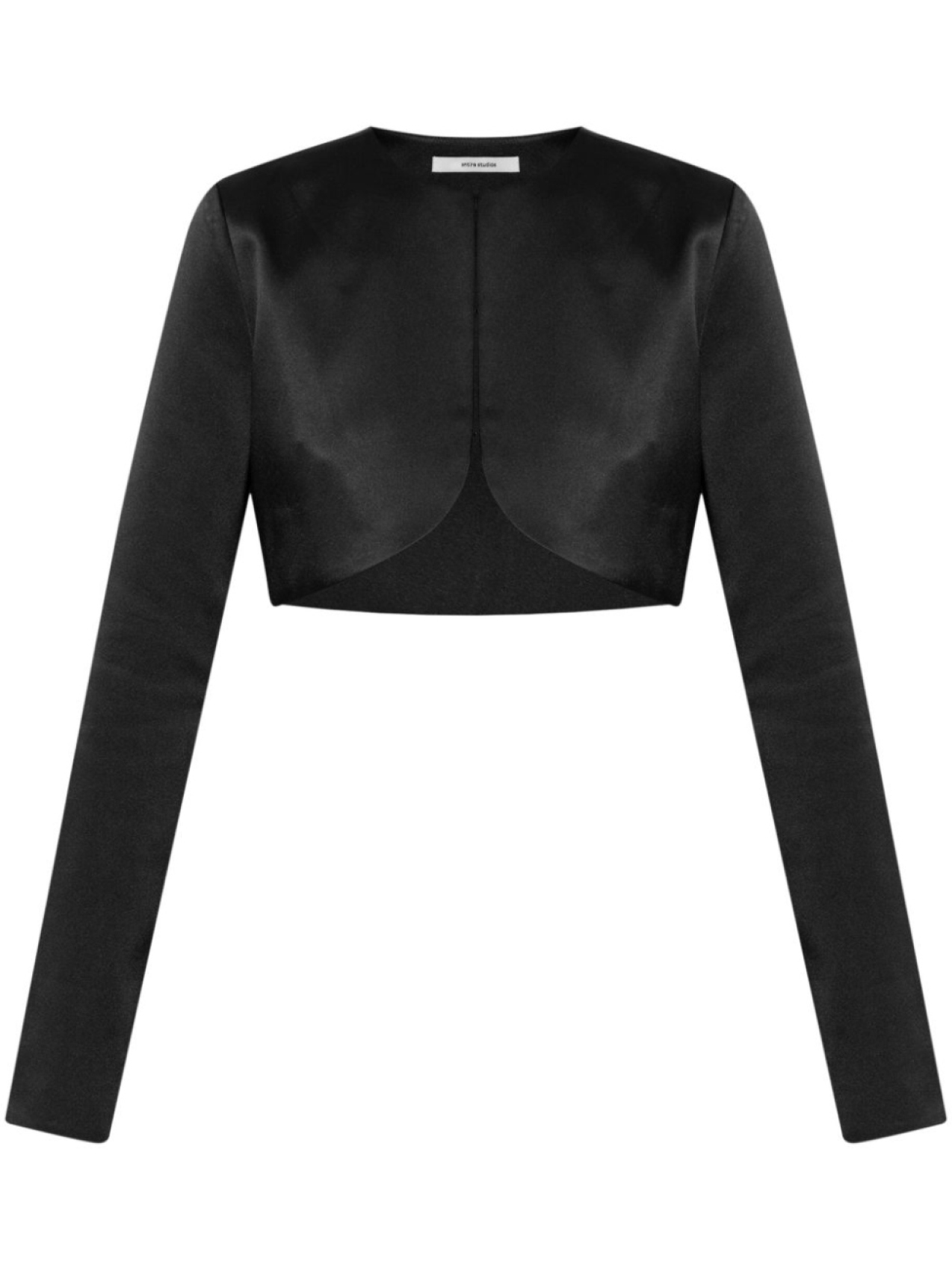 Атласный укороченный топ ENTIRE STUDIOS, черный
Атласный укороченный топ ENTIRE STUDIOS, черный