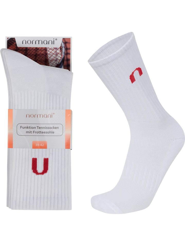 Normani 4 функциональных теннисных носка с махровой подошвой белого цвета
Normani 4 функциональных теннисных носка с махровой подошвой белого цвета
