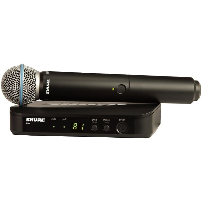 Беспроводная микрофонная система Shure BLX24/B58 Handheld Wireless Wireless Beta58A Microphone System
Беспроводная микрофонная система Shure BLX24/B58 Handheld Wireless Wireless Beta58A Microphone System