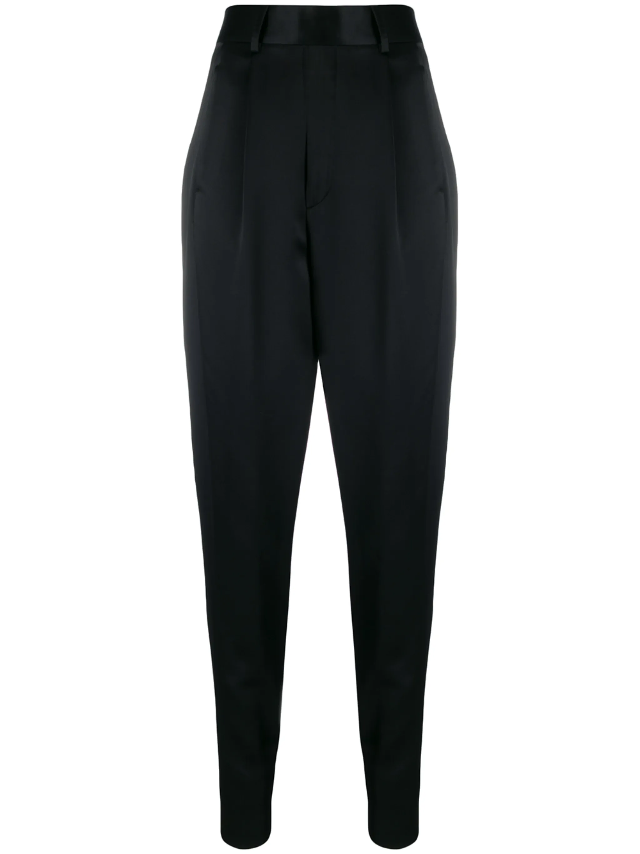 Зауженные брюки с завышенной талией Saint Laurent, черный
Зауженные брюки с завышенной талией Saint Laurent, черный