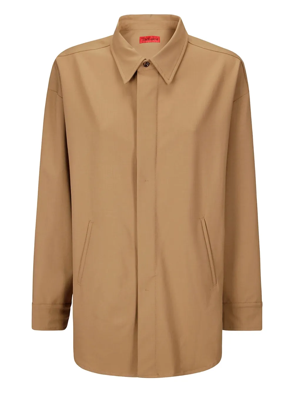 Рубашка оверсайз THELATEST, коричневый
Рубашка оверсайз THELATEST, коричневый