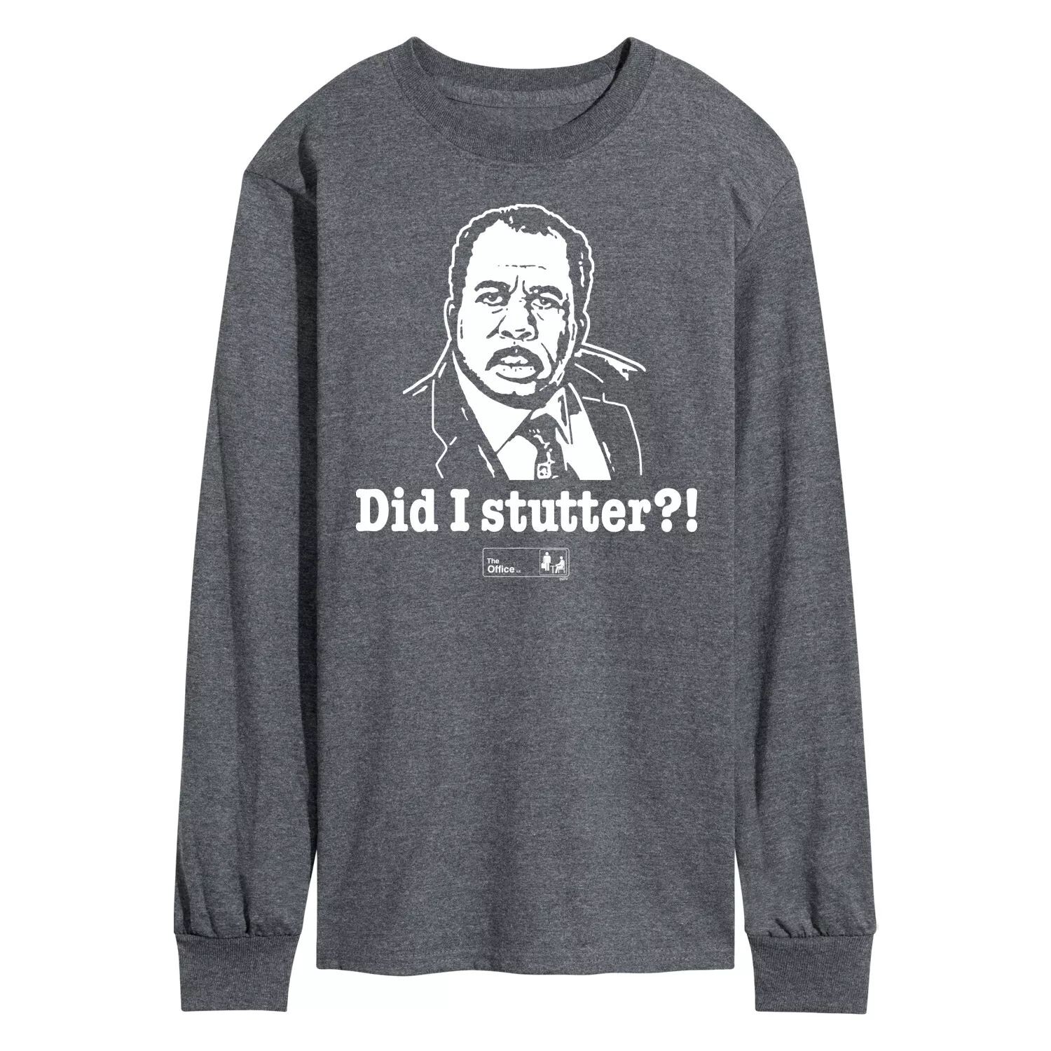 Мужская футболка с длинными рукавами The Office Did I Stutter Licensed Character
Мужская футболка с длинными рукавами The Office Did I Stutter Licensed Character