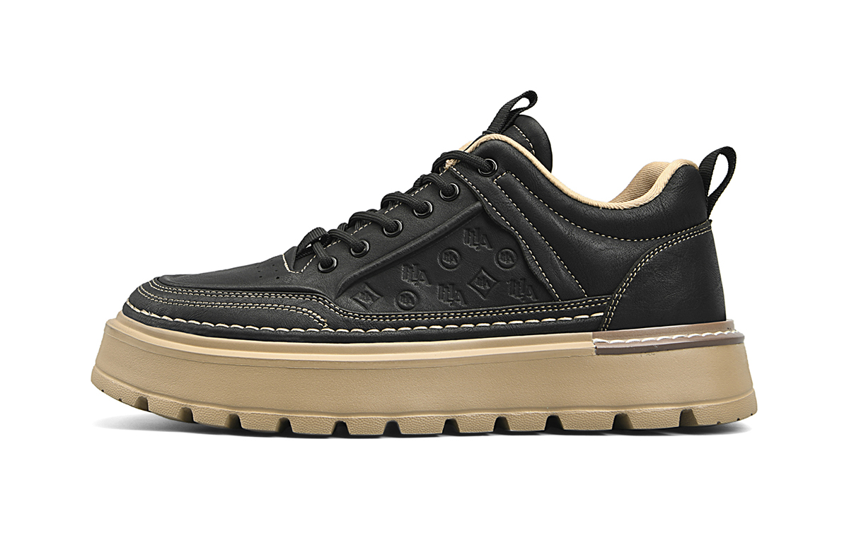 HLA Повседневные туфли мужские низкие, черно-коричневые
HLA Повседневные туфли мужские низкие, черно-коричневые