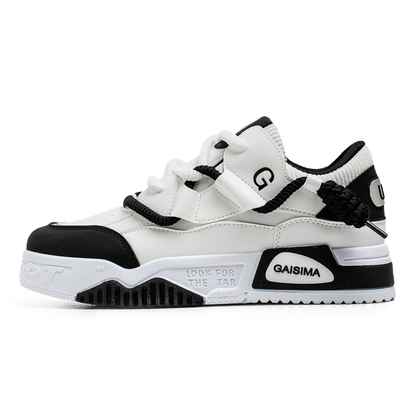 GAISIMA Дышащие низкие скейтерские кроссовки мужские бело-черные, цвет White Black
GAISIMA Дышащие низкие скейтерские кроссовки мужские бело-черные, цвет White Black