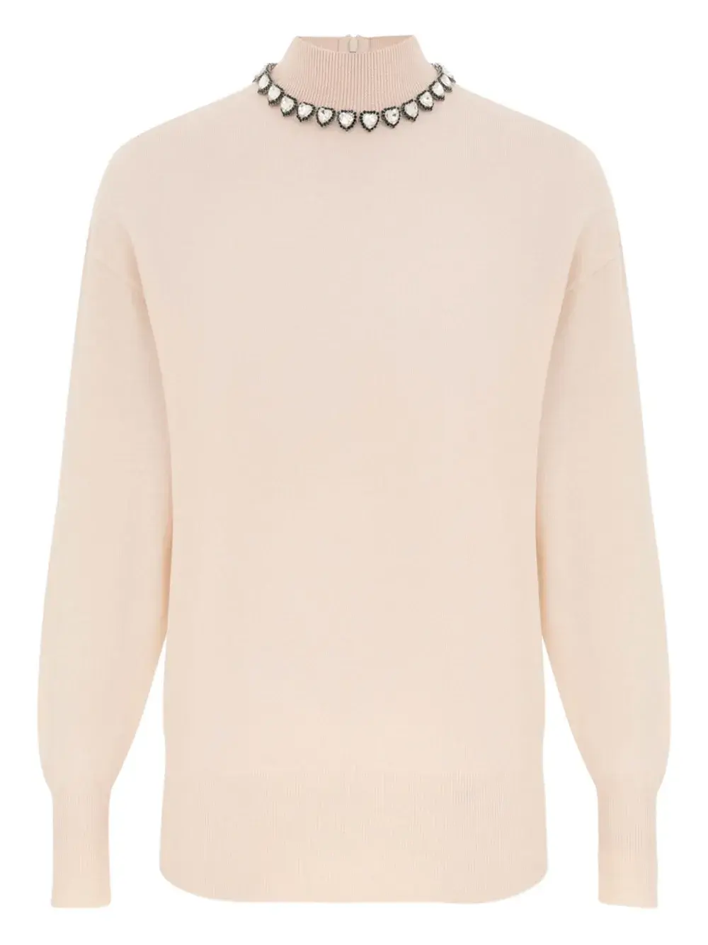 Свитер с высоким воротником и кристаллами ZIMMERMANN, белый
Свитер с высоким воротником и кристаллами ZIMMERMANN, белый