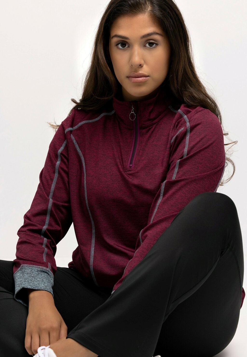 Топ с длинными рукавами Ulla Popken, темно-красный
Топ с длинными рукавами Ulla Popken, темно-красный