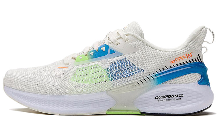 Кроссовки Flying Wing для бега мужские с низким верхом белый/зеленый 361°
Кроссовки Flying Wing для бега мужские с низким верхом белый/зеленый 361°