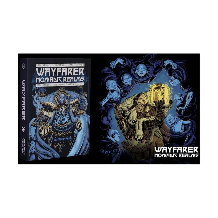 Wayfarer - Nomadic Realms (5e), Role Playing Games (Metis Creative), твердый переплет
Wayfarer - Nomadic Realms (5e), Role Playing Games (Metis Creative), твердый переплет