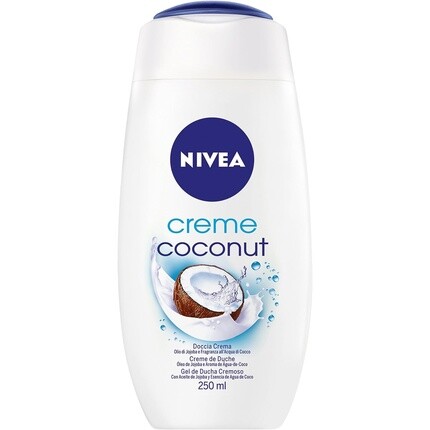 Крем-гель для душа Creme с кокосовым кремом 250 мл, Nivea 
Крем-гель для душа Creme с кокосовым кремом 250 мл, Nivea