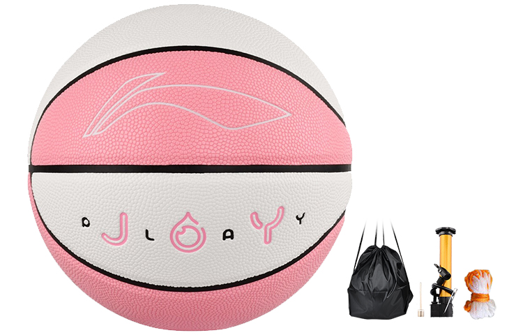 LINING Баскетбольный мяч PU розовый белый размер 5 для тренировок
LINING Баскетбольный мяч PU розовый белый размер 5 для тренировок