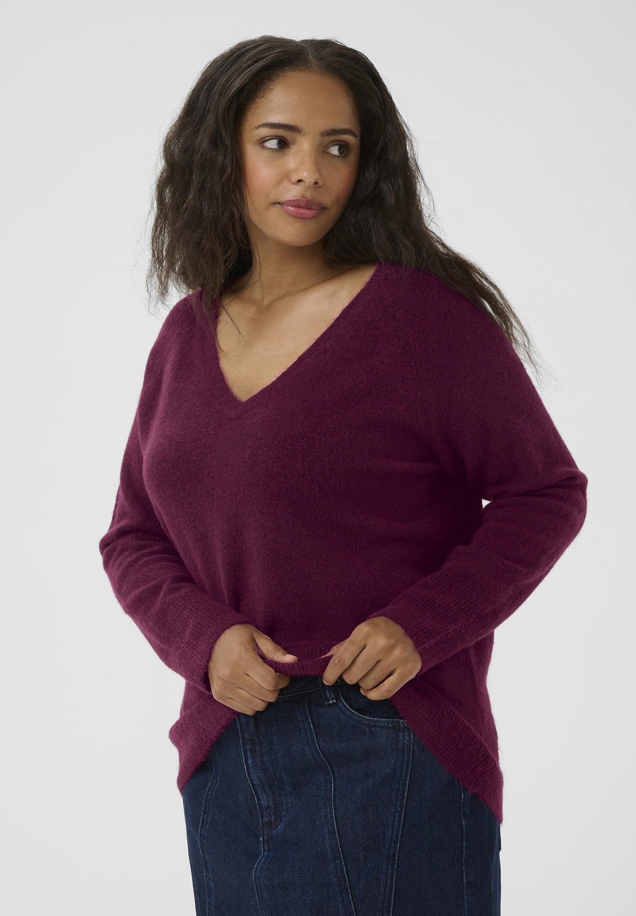 Джемпер Kaffe Curve V-NECK, Windsor Wine/Dark Red
Джемпер Kaffe Curve V-NECK, Windsor Wine/Dark Red