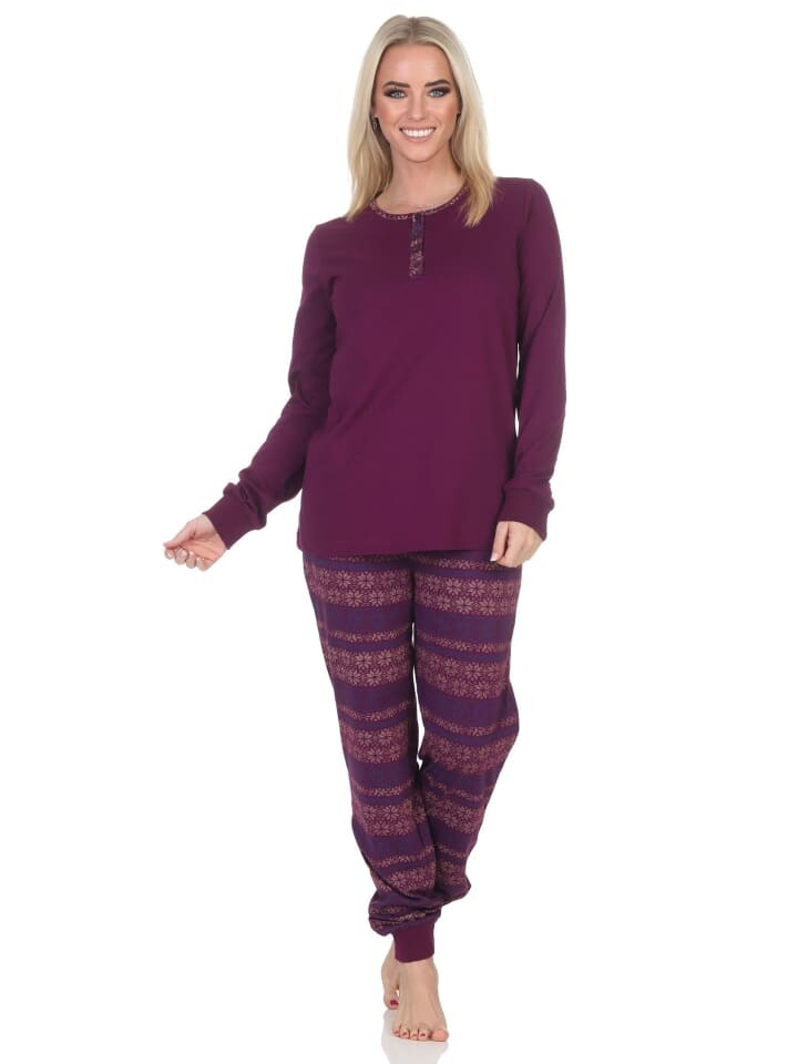 Пижама NORMANN Langarm Bündchen Ethnolook, цвет beere
Пижама NORMANN Langarm Bündchen Ethnolook, цвет beere