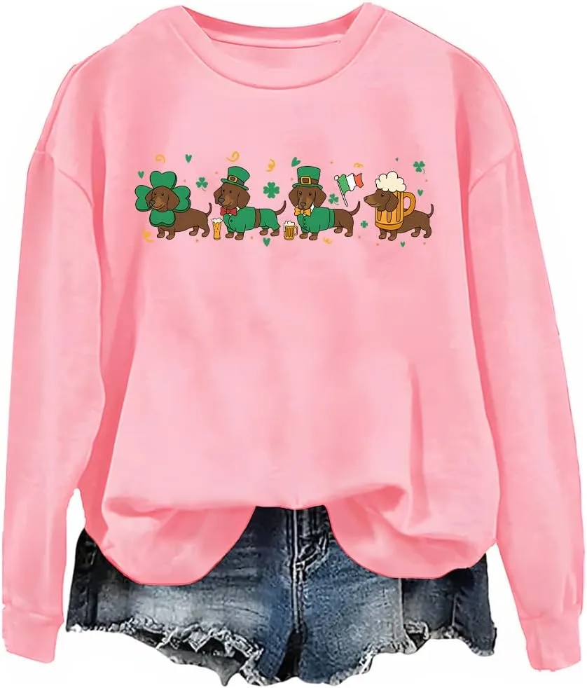 Свитшот Dachshund с клевером на День Святого Патрика NACJOM
Свитшот Dachshund с клевером на День Святого Патрика NACJOM