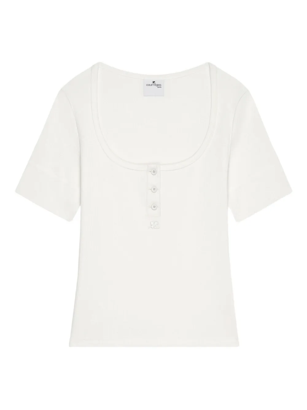 Футболка хенли Courreges, белый
Футболка хенли Courreges, белый