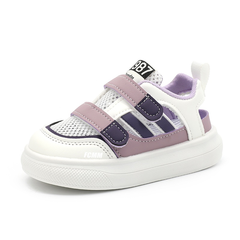 Прочные дышащие низкие повседневные кроссовки для детей FCMM, фиолетовый 
Прочные дышащие низкие повседневные кроссовки для детей FCMM, фиолетовый