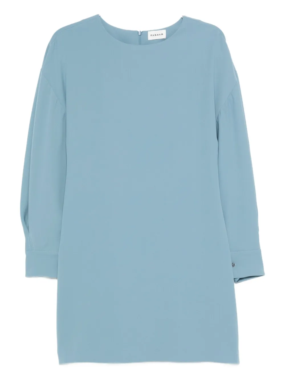 Платье с круглым вырезом и пышными рукавами P.A.R.O.S.H., синий
Платье с круглым вырезом и пышными рукавами P.A.R.O.S.H., синий