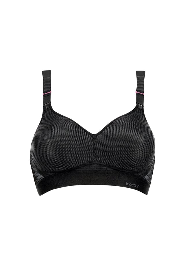 Спортивный бюстгальтер гибридный облегченный p Triaction By Triumph, черный 
Спортивный бюстгальтер гибридный облегченный p Triaction By Triumph, черный