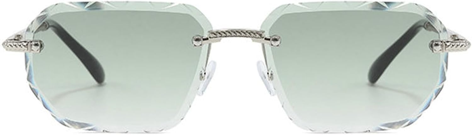 Солнцезащитные очки Willochra без оправы с алмазной огранкой, винтажные квадратные солнцезащитные очки с градиентным переходом цвета, мужские и женские, металлические, модные, в стиле панк, трендовые очки, C8
Солнцезащитные очки Willochra без оправы с алмазной огранкой, винтажные квадратные солнцезащитные очки с градиентным переходом цвета, мужские и женские, металлические, модные, в стиле панк, трендовые очки, C8