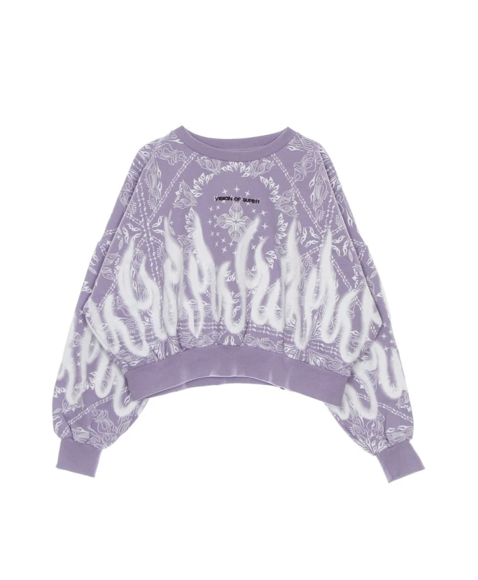 Худи с принтом в виде языков пламени Vision Of Super, фиолетовый
Худи с принтом в виде языков пламени Vision Of Super, фиолетовый