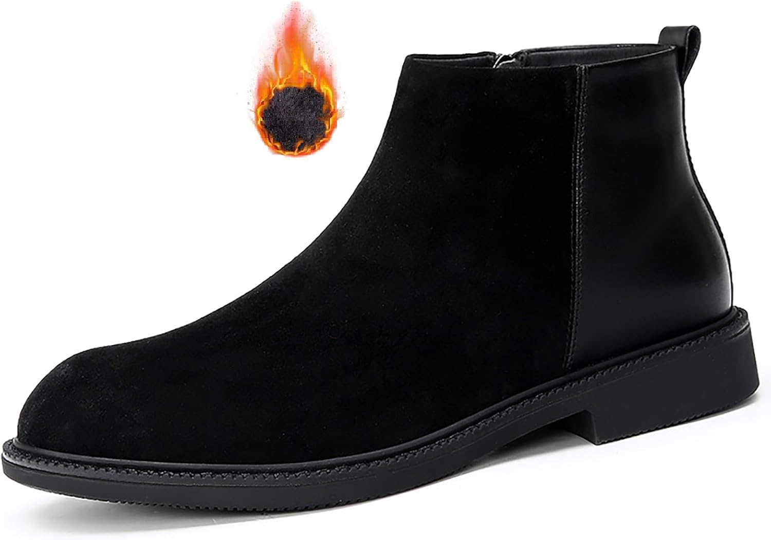 Мужские настоящие кожаные ботинки Челси на щиколотку с боковой молнией, утепленные мехом, модные с пряжкой, удобные оксфорды, зимние повседневные и деловые классические ботинки Loveheynew, черный
Мужские настоящие кожаные ботинки Челси на щиколотку с боковой молнией, утепленные мехом, модные с пряжкой, удобные оксфорды, зимние повседневные и деловые классические ботинки Loveheynew, черный