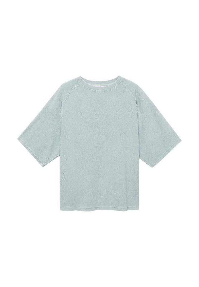 Базовая футболка Mango, мятный 
Базовая футболка Mango, мятный