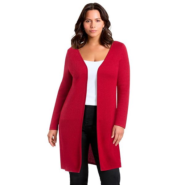 Женский кардиган с запахом plus size Avenue, Vibrant Red
Женский кардиган с запахом plus size Avenue, Vibrant Red
